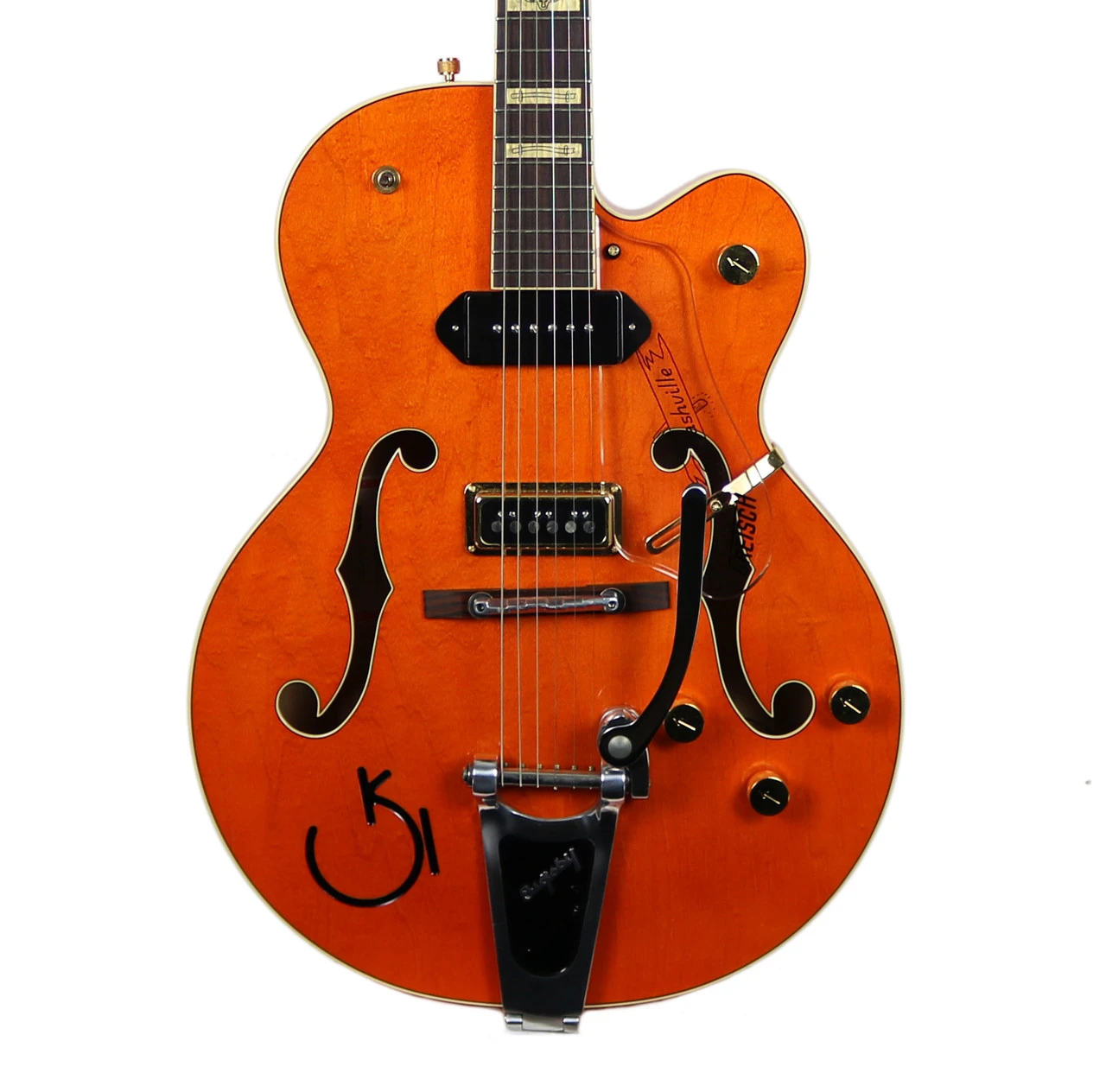 Used Gretsch G6120W-1957 Eddie Cochran Orange 2004 | Cream City Music