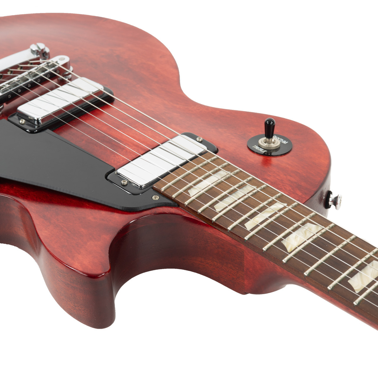 Used Gibson Les Paul Studio '70s Tribute Satin Cherry 2012 | Cream Used Gibson Les Paul Studio '70s Tribute Satin Cherry 2012 | Cream