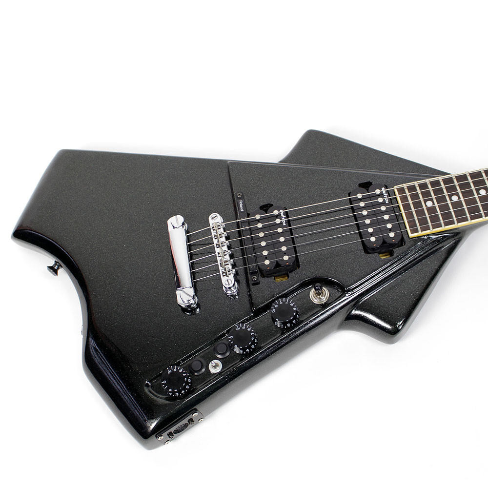 Used Vibracell Switch Futura IV Roland MIDI Electric Guitar Black