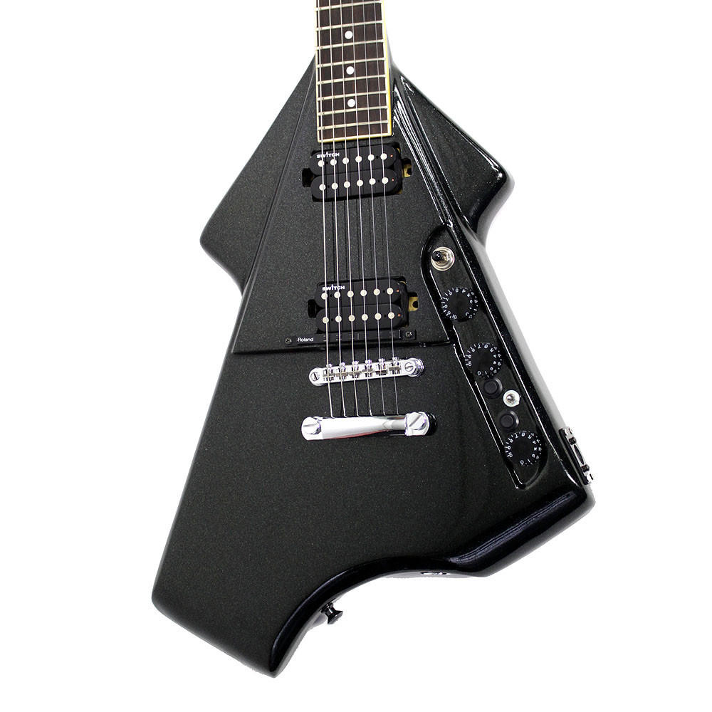 Used Vibracell Switch Futura IV Roland MIDI Electric Guitar Black