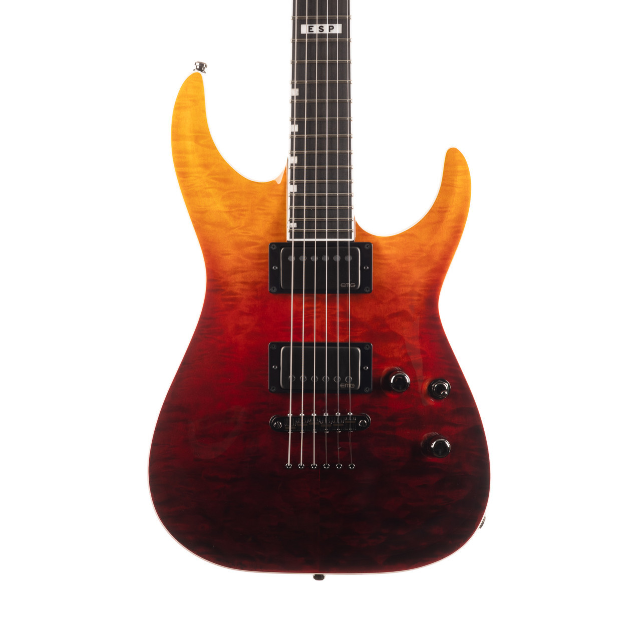 Used ESP E-II Horizon NT-II Tiger Eye Amber Fade | Cream City Music