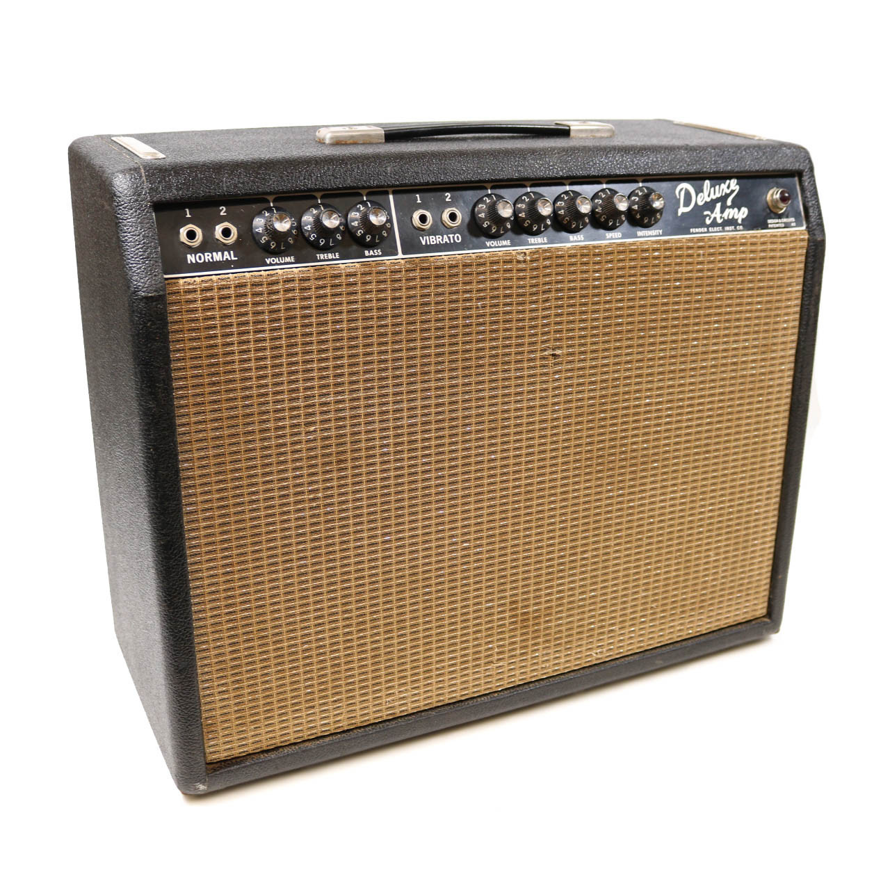 Vintage Fender Deluxe 20W 1x12 Tube Combo Amp 1964 | Cream City Music