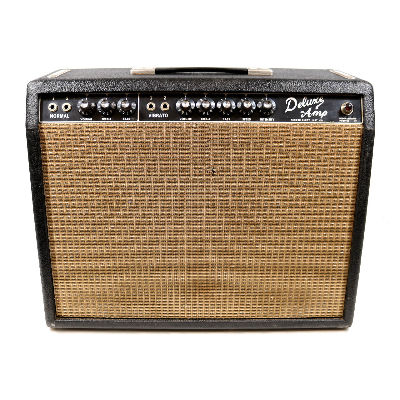 Vintage Fender Deluxe 20W 1x12 Tube Combo Amp 1964 | Cream City Music