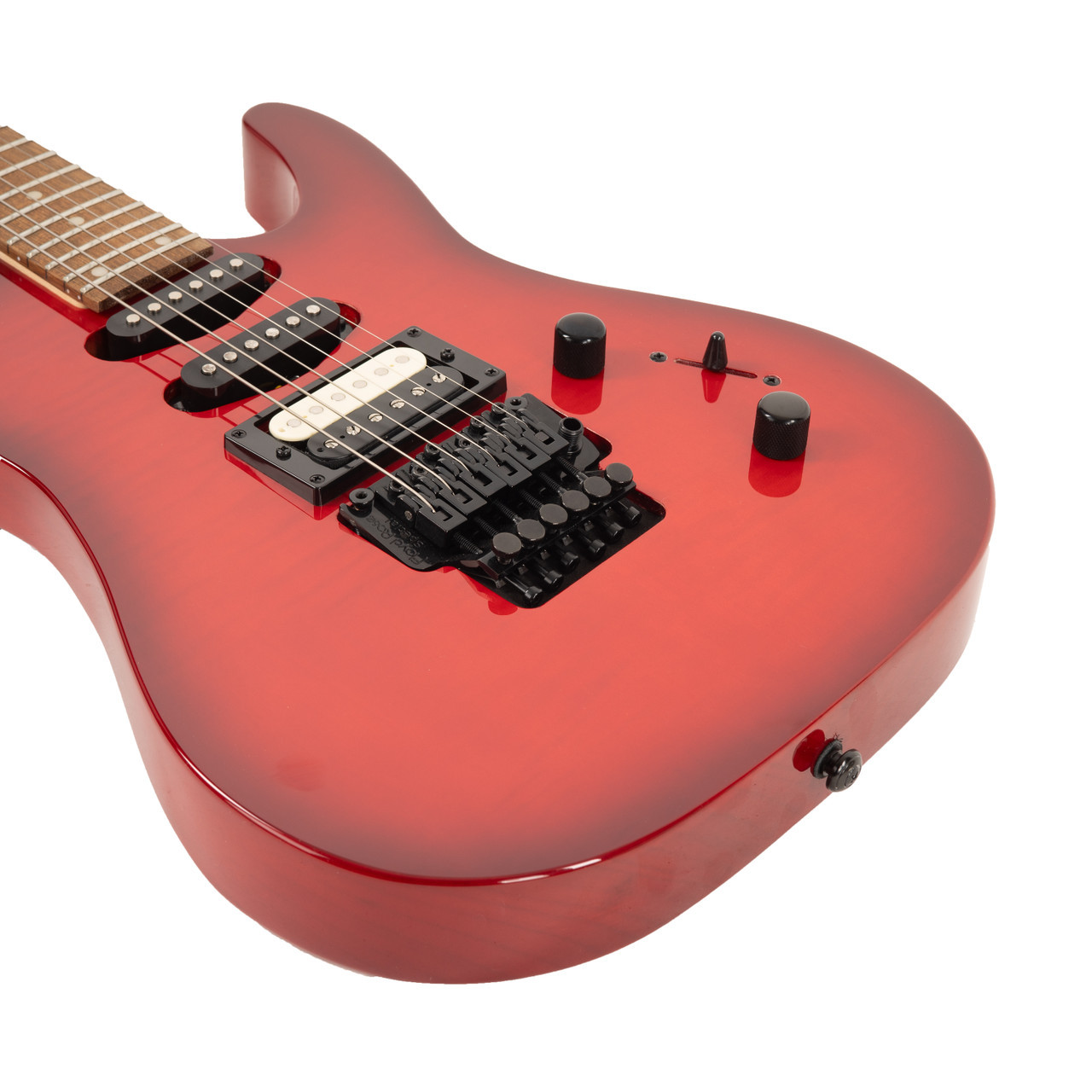 Kramer Striker Figured HSS Floyd Rose Special - Transparent Red