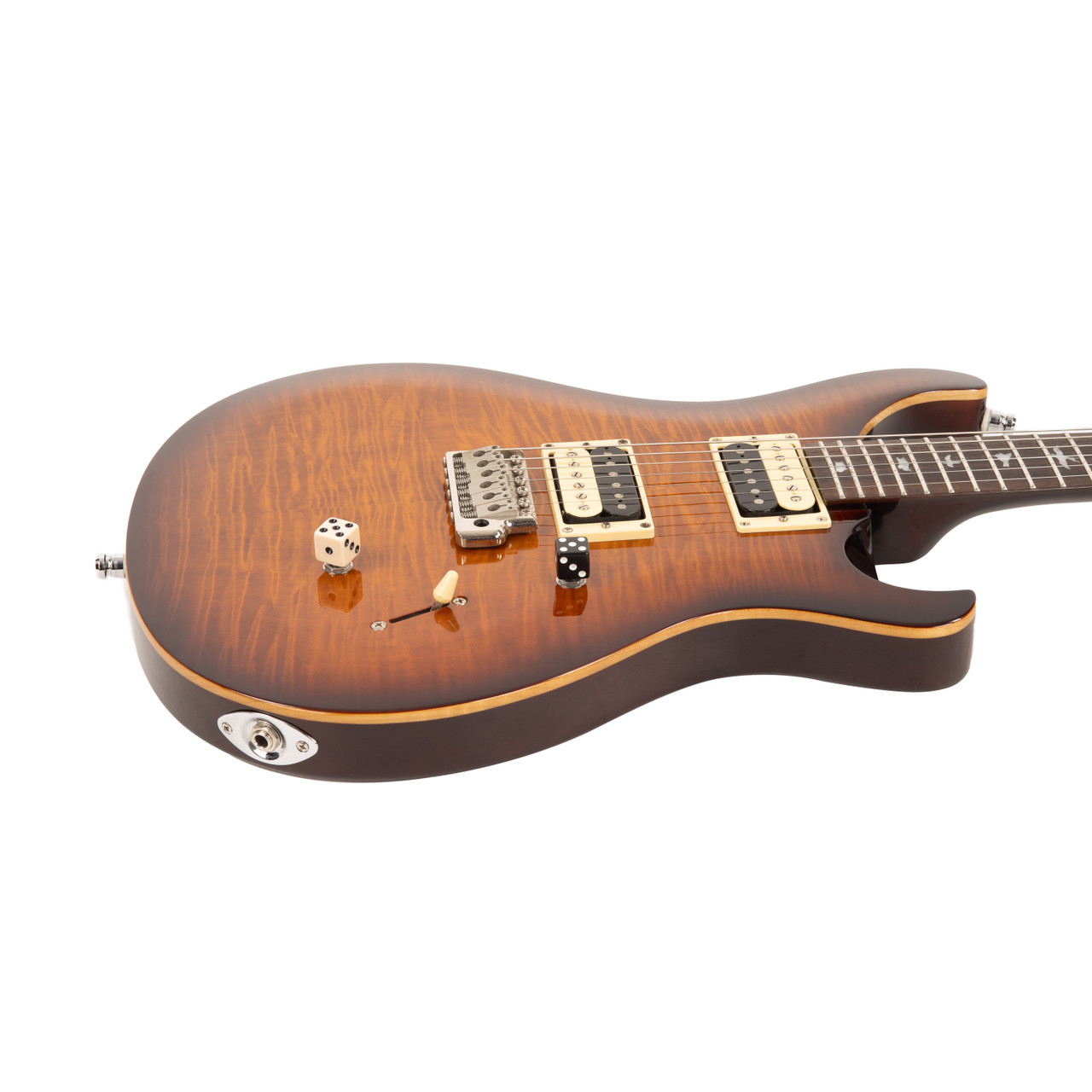 Used PRS SE Custom 24 Black Gold Burst 2013 | Cream City Music
