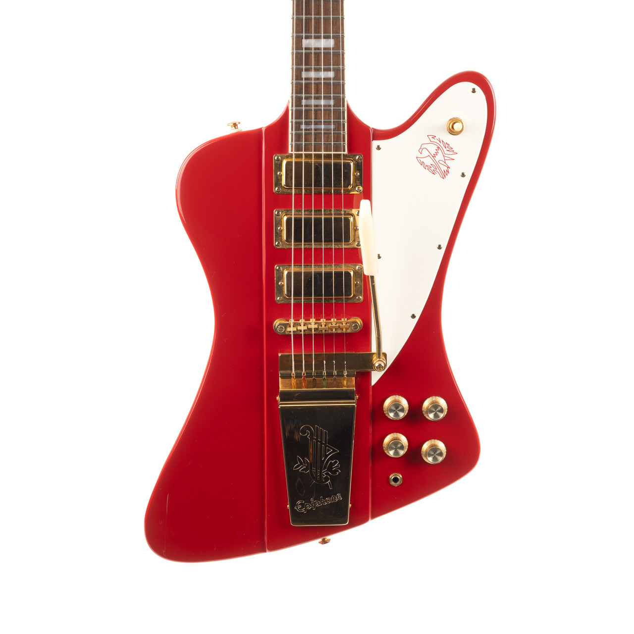 Used Epiphone 63 Firebird VII Cardinal Red 2001 | Cream City Music