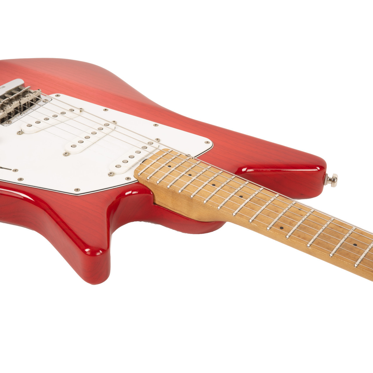 Vintage Ernie Ball Music Man Albert Lee SSS Hardtail Pink Burst