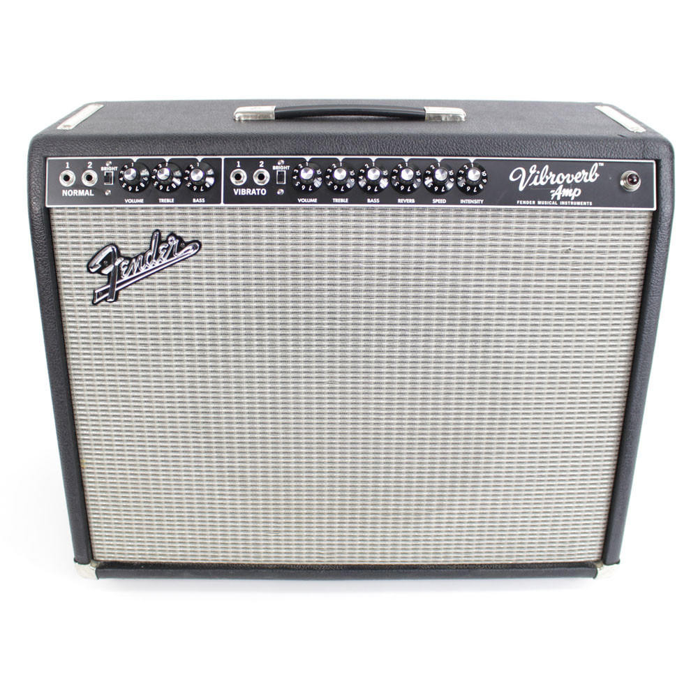 2003 Fender Custom '64 Vibroverb 50W 1x15 Tube Combo Amp | Cream