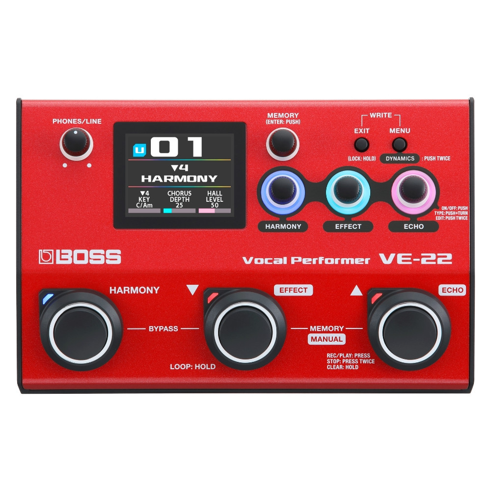 Boss VE-22 Vocal Performer Multi Effects Processor | Cream City Music