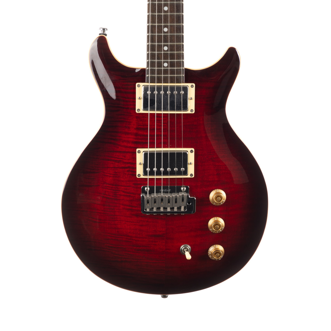 【新品弦張替済】HAMER エレキギター XTシリーズ Sunburst A/T Used Hamer XT Series Sunburst A/T Dark Cherry Burst | Cream City Music