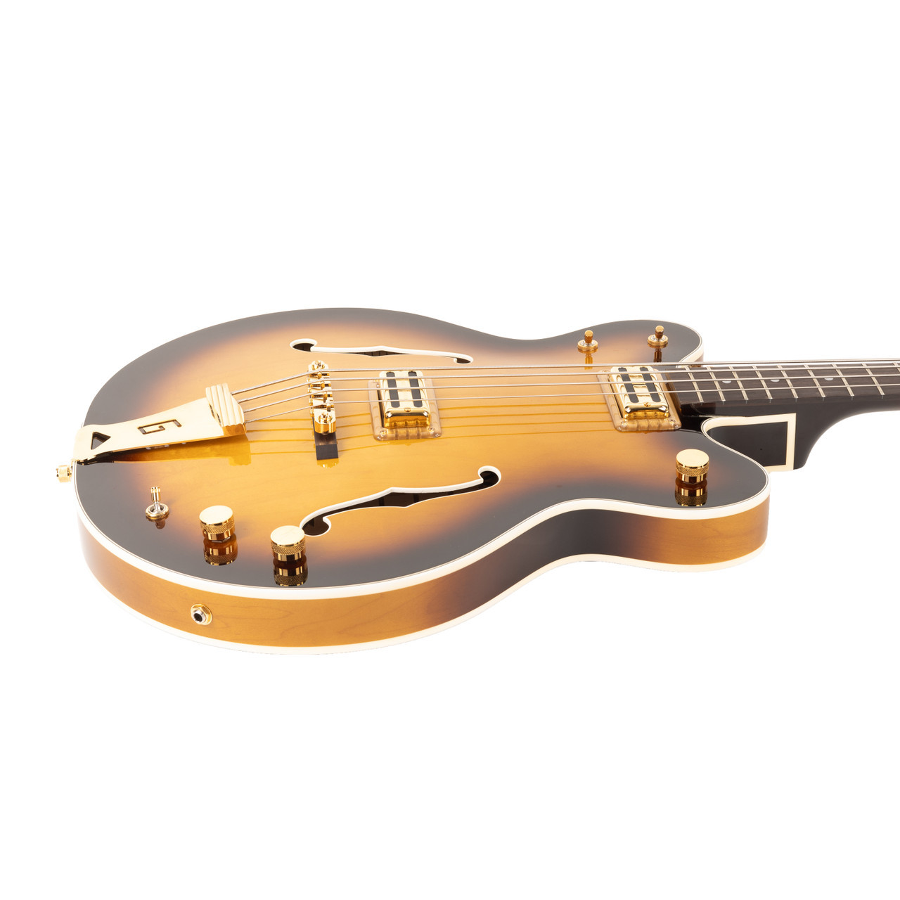 Used Gretsch G6072 Long Scale Hollow Body Bass Sunburst 2006