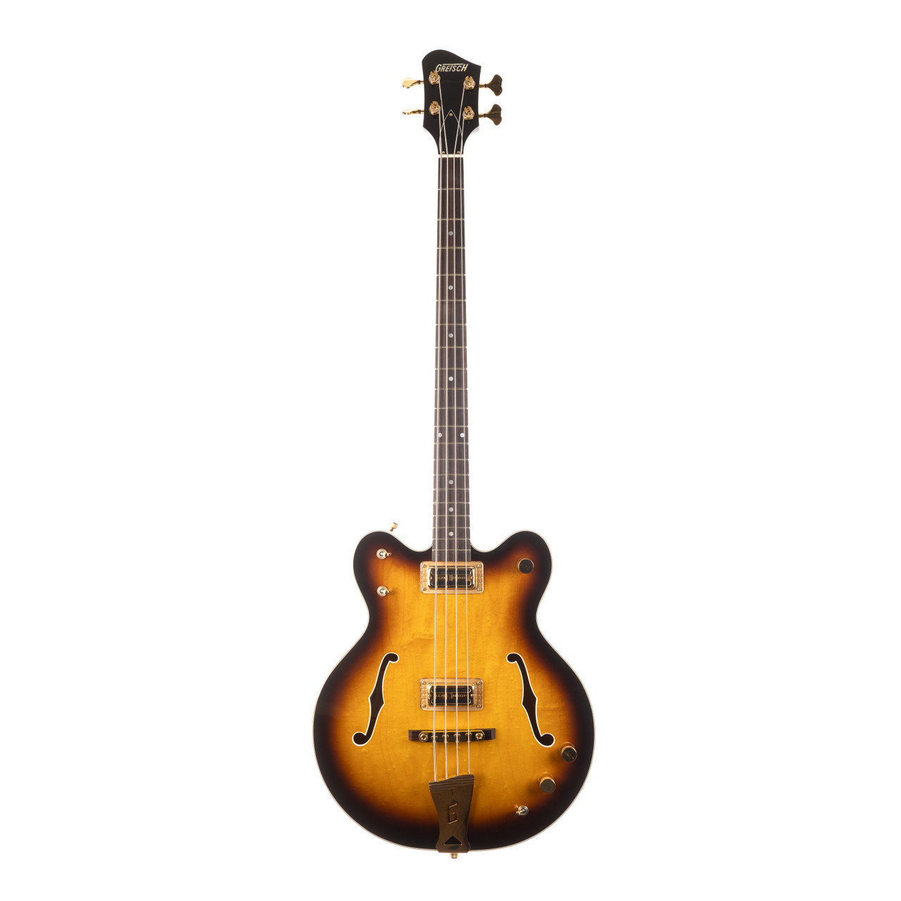 Used Gretsch G6072 Long Scale Hollow Body Bass Sunburst 2006