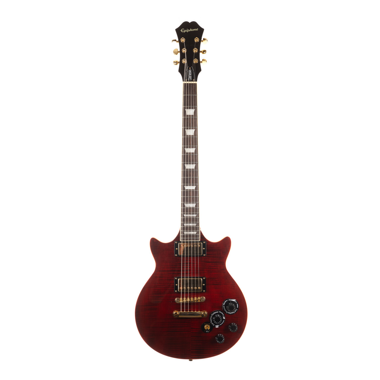Used Epiphone Genesis Deluxe Pro Ltd Ed Black Cherry | Cream City