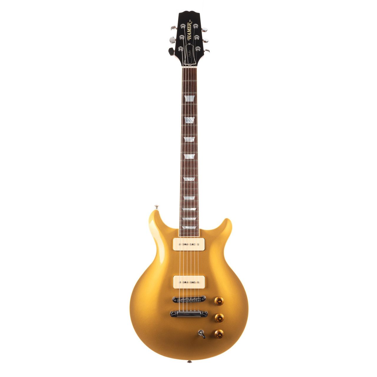 Used Hamer Studio P-90 Goldtop 2002 | Cream City Music