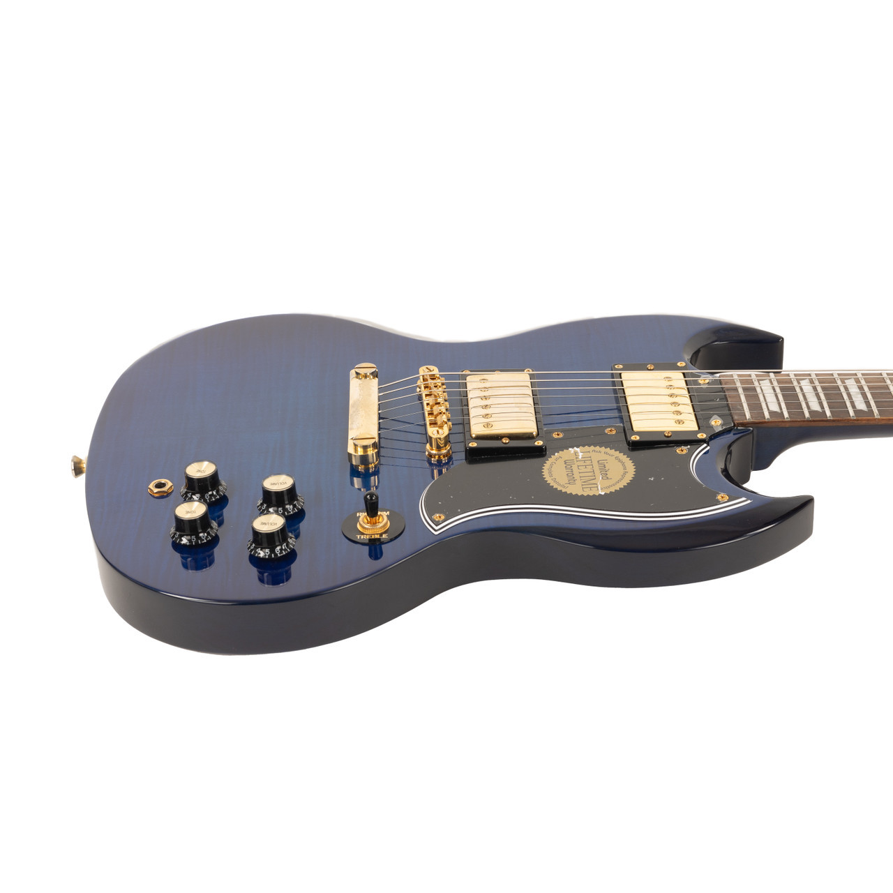 Used Epiphone Ltd Ed Custom Shop G400 Deluxe Blue Flame 2207