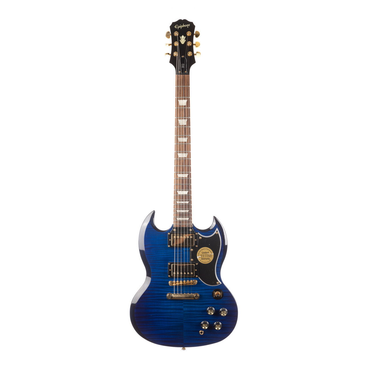 Used Epiphone Ltd Ed Custom Shop G400 Deluxe Blue Flame 2207
