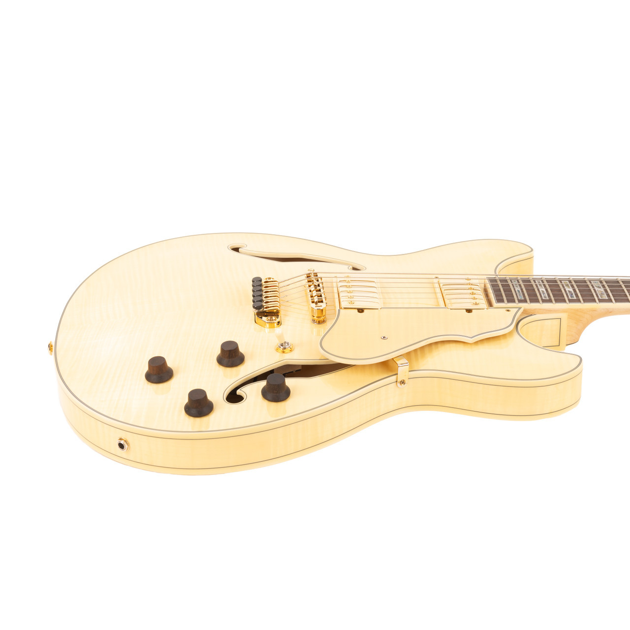 Used Ibanez AS103-NT-12-01 Natural Flame Maple 2005 | Cream City Music