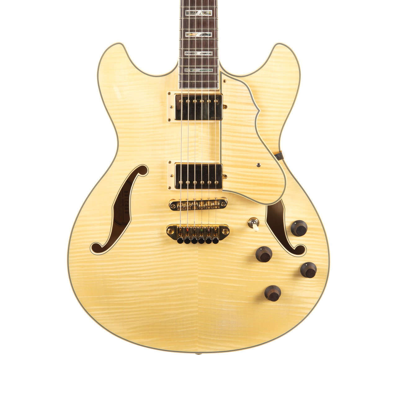 Used Ibanez AS103-NT-12-01 Natural Flame Maple 2005 | Cream City Music