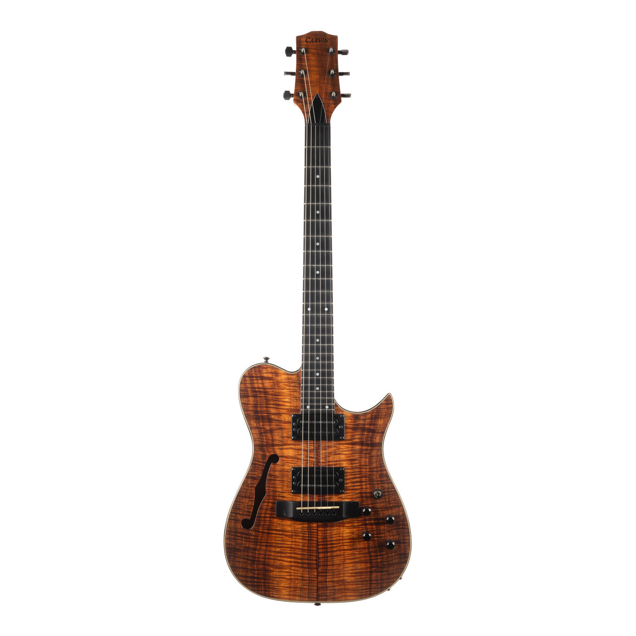 Used Carvin AE185 Quilted Maple Flame Koa 1999 | Cream City Music