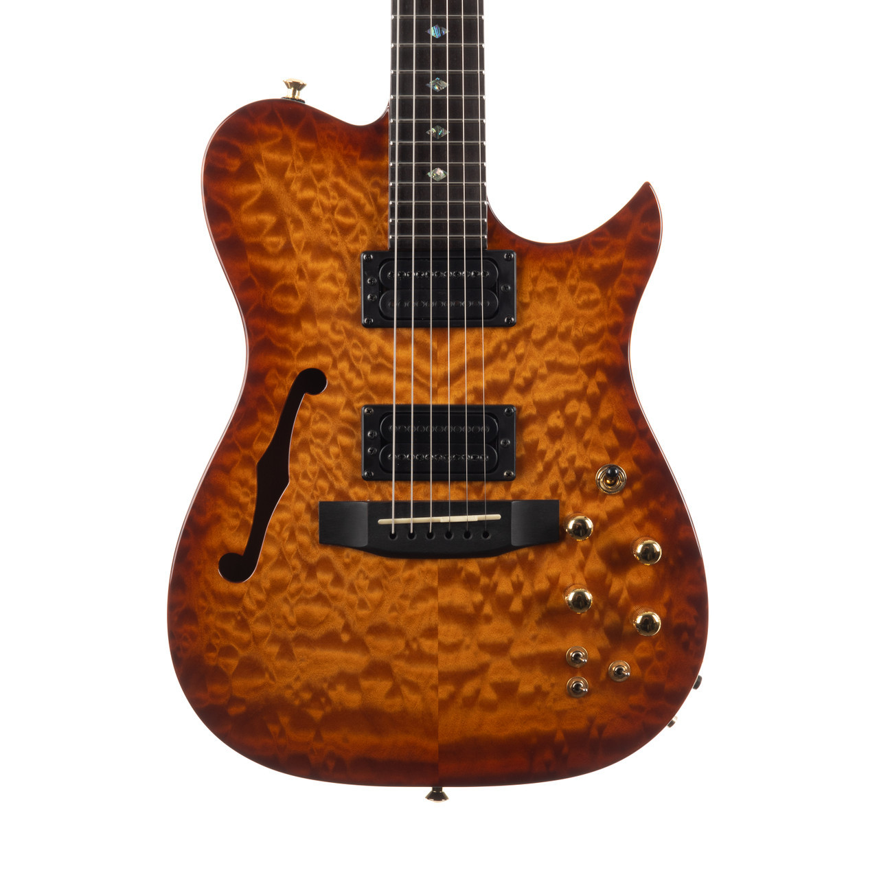 Used Carvin AE185 Quilted Maple Sunset Burst 2010 | Cream City Music