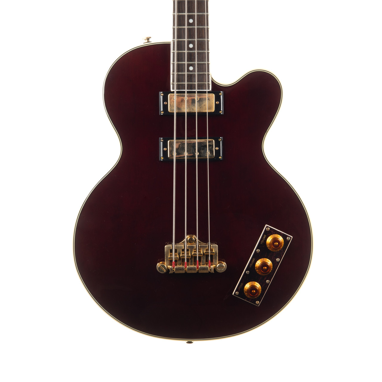 Used Epiphone Allen Woody Rumblekat Wine Red | Cream City Music