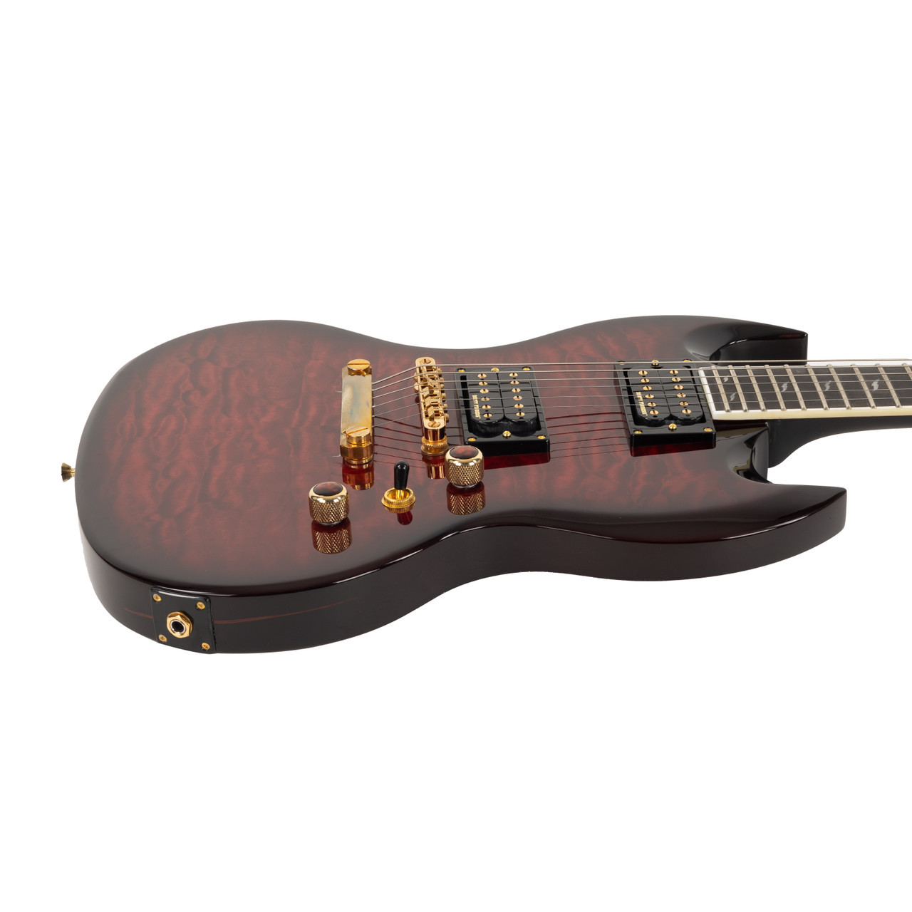Epiphone SG custom 未使用品 Used Epiphone SG Custom Prophecy Black Cherry | Cream City Music