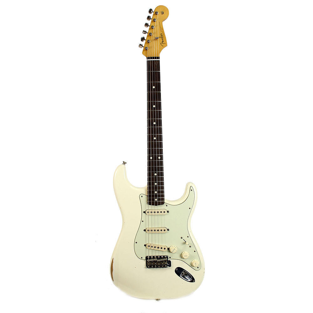 t*u様 超初期&CSPU搭載！Road Worn Stratocaster 白 2013 Fender Road Worn Stratocaster Olympic White Finish Upgraded