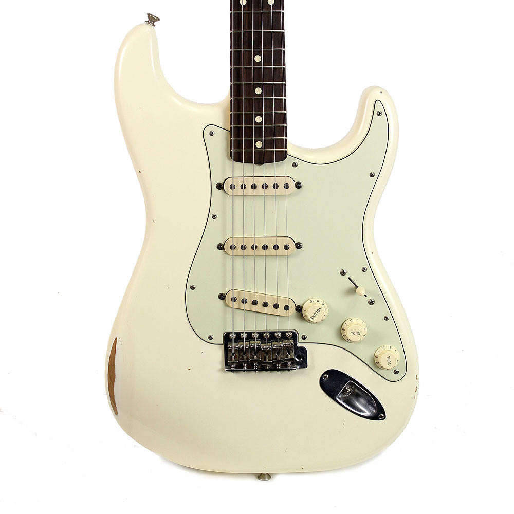 2013 Fender Road Worn Stratocaster Olympic White Finish Upgraded