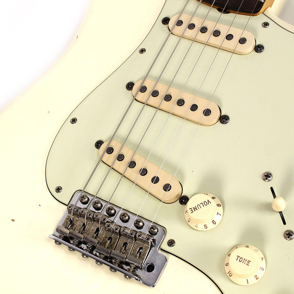 2013 Fender Road Worn Stratocaster Olympic White Finish Upgraded