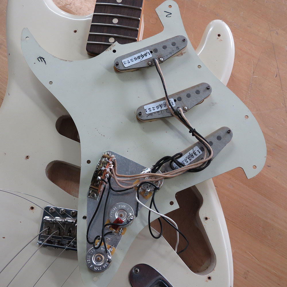 2013 Fender Road Worn Stratocaster Olympic White Finish Upgraded