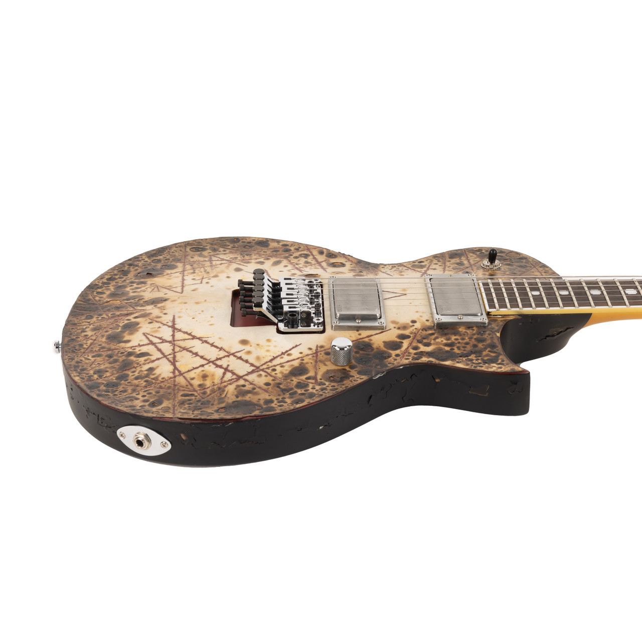 Used ESP E-II RZK-II Richard ZK Distressed & Burnt 2010 | Cream