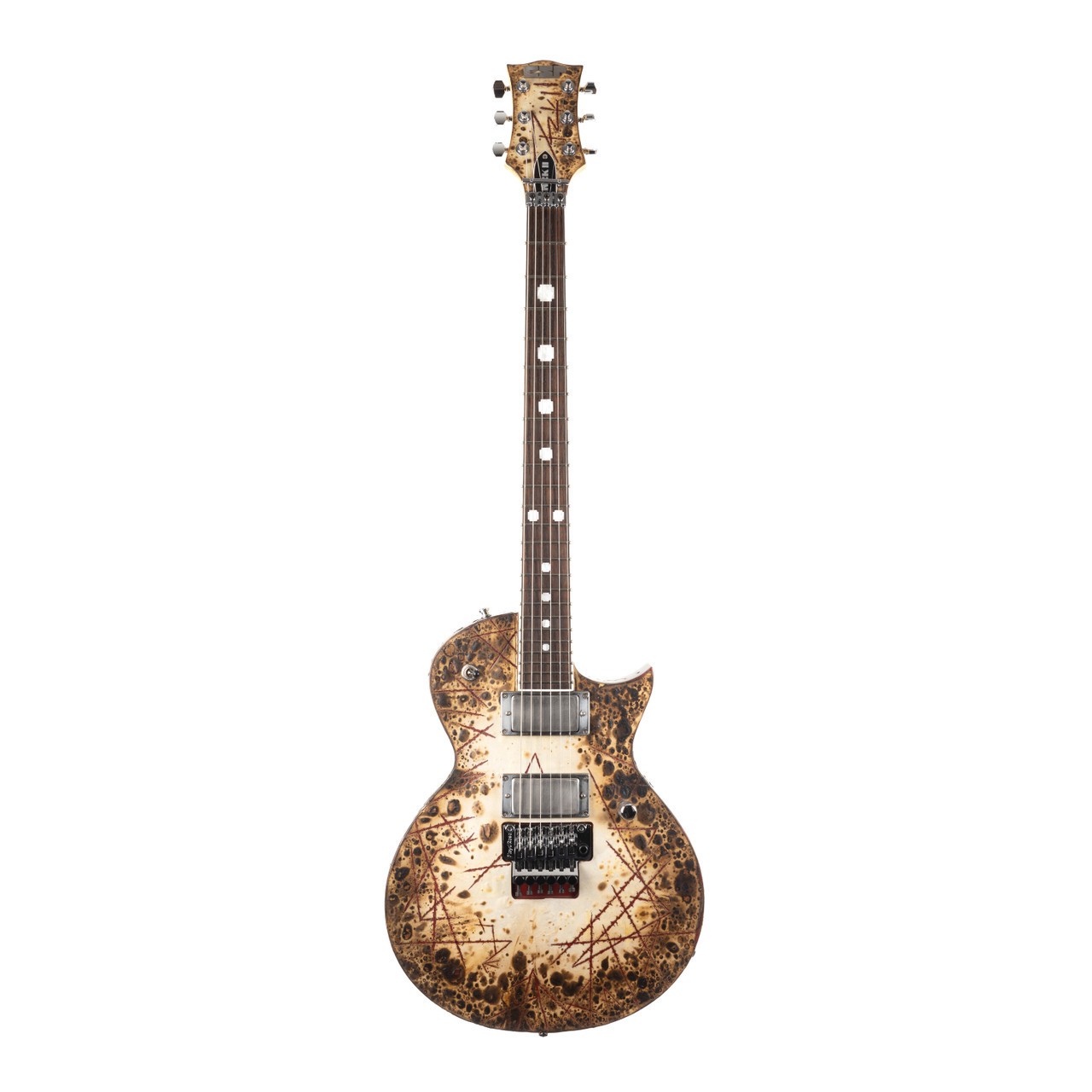 Used ESP E-II RZK-II Richard ZK Distressed & Burnt 2010 | Cream