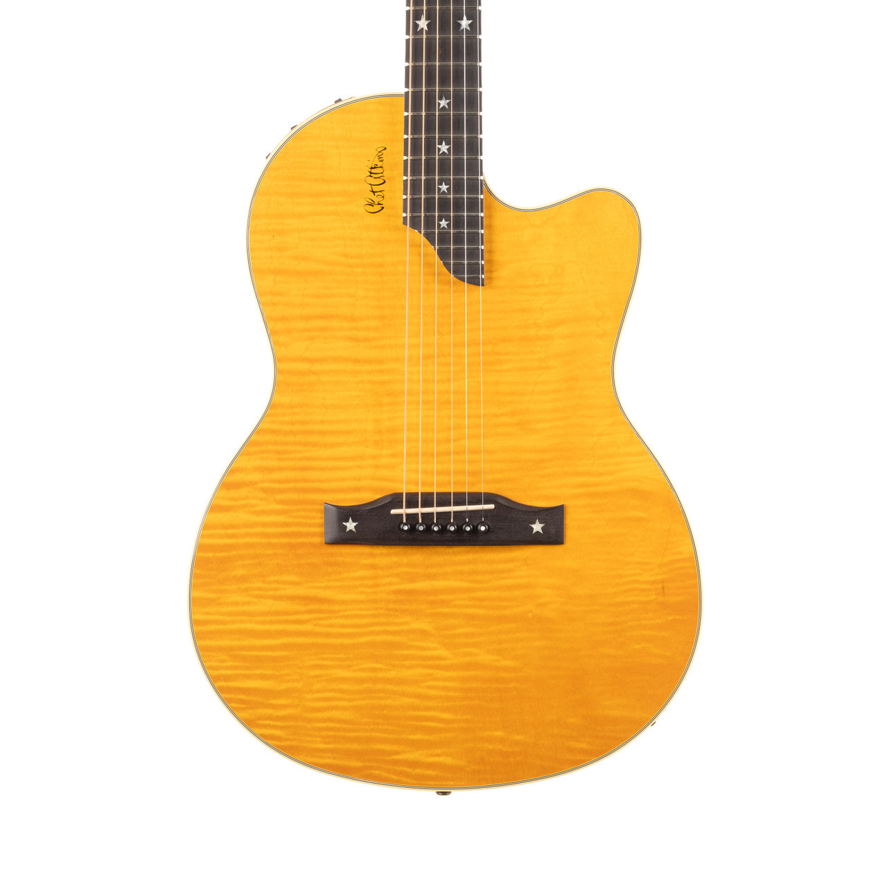 Vintage Gibson Chet Atkins SST Natural Flame Maple 1994 | Cream