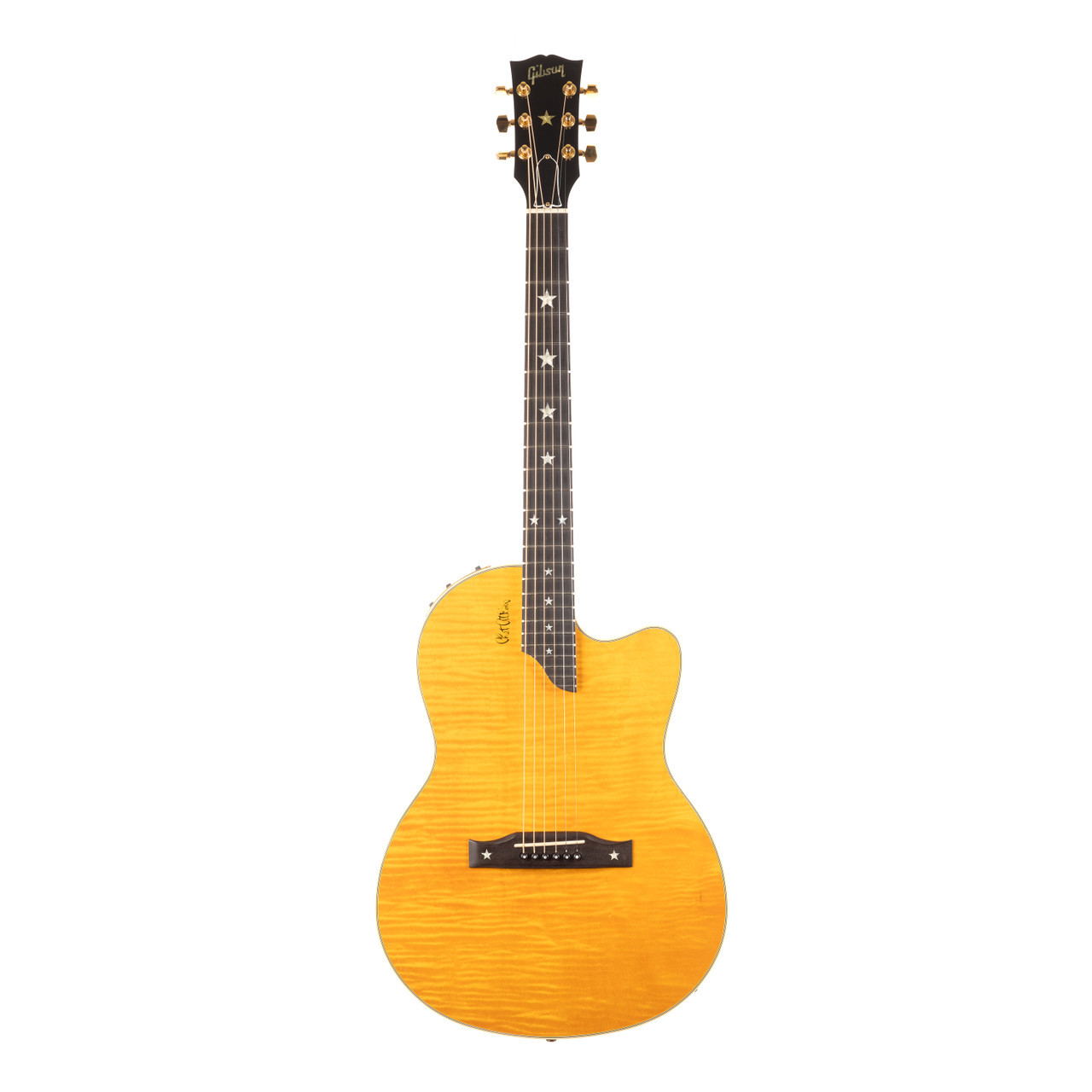 Vintage Gibson Chet Atkins SST Natural Flame Maple 1994 | Cream