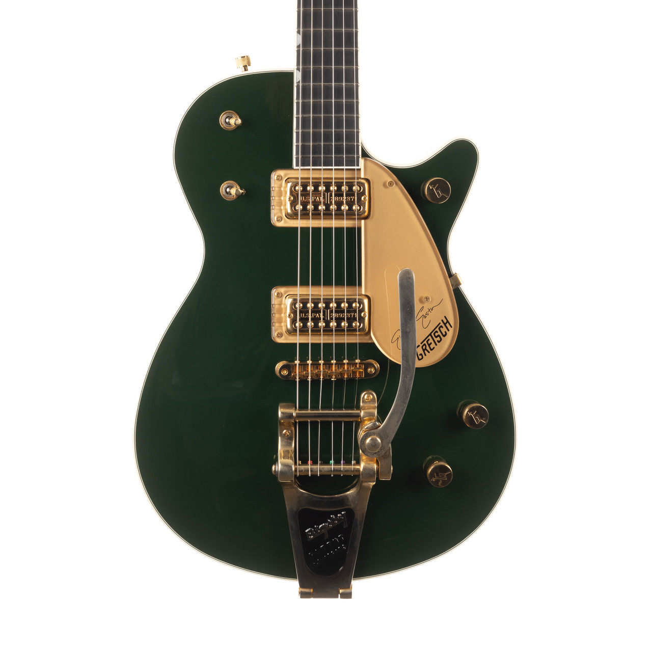 Used Gretsch G6128TEE Elliot Easton Cadillac Green 2000 | Cream