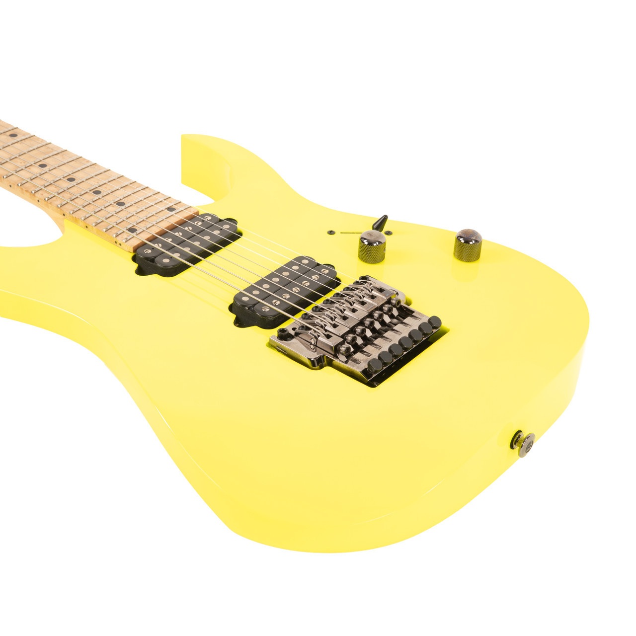 Used Ibanez Prestige RG725M-DY 7-String Desert Sun Yellow 2018