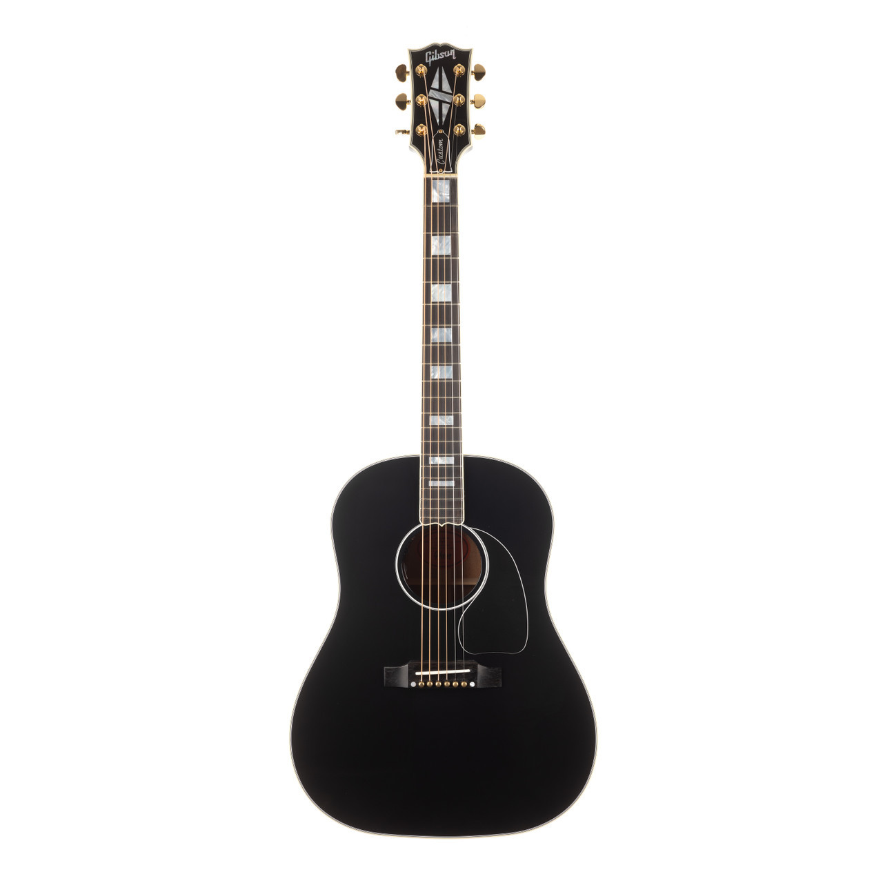 Gibson Custom J-45 Custom Acoustic Electric - Ebony | Cream City Music