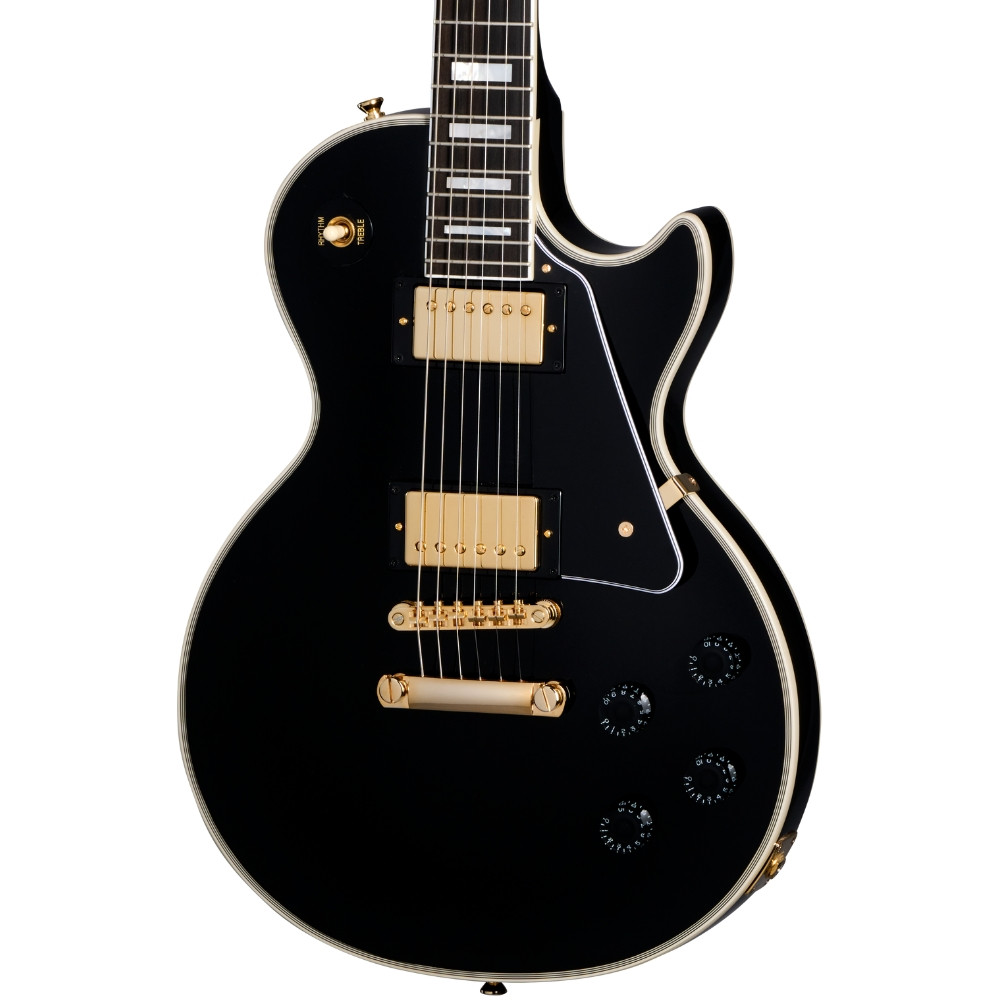 Epiphone Inspired by Gibson Custom Les Paul Custom - Ebony | Cream