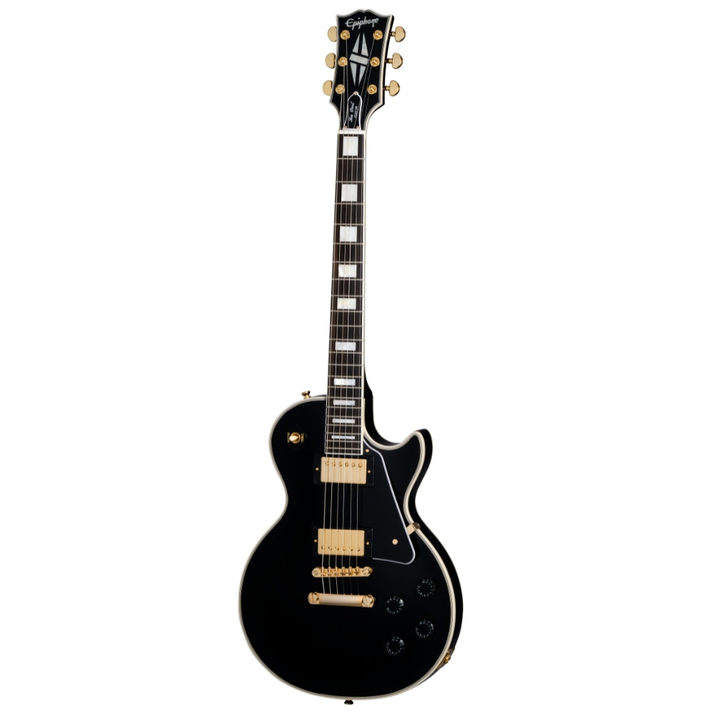 Epiphone Inspired by Gibson Custom Les Paul Custom - Ebony | Cream