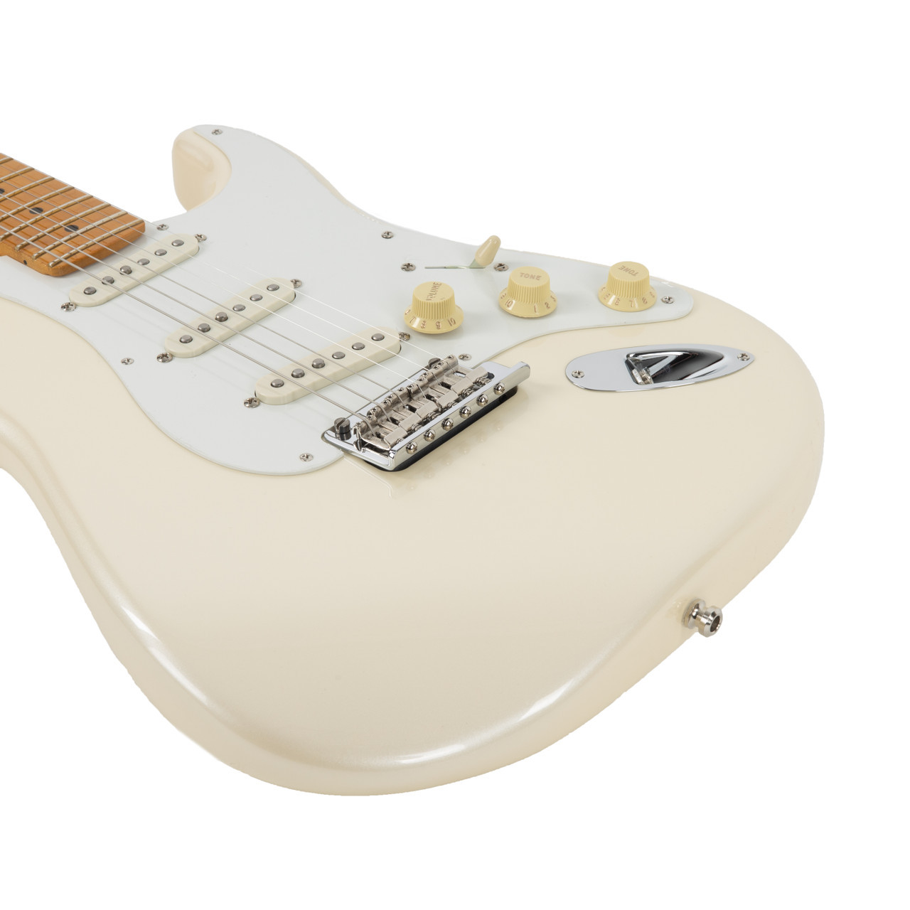 Fender Lincoln Brewster Stratocaster Maple - Olympic Pearl | Cream