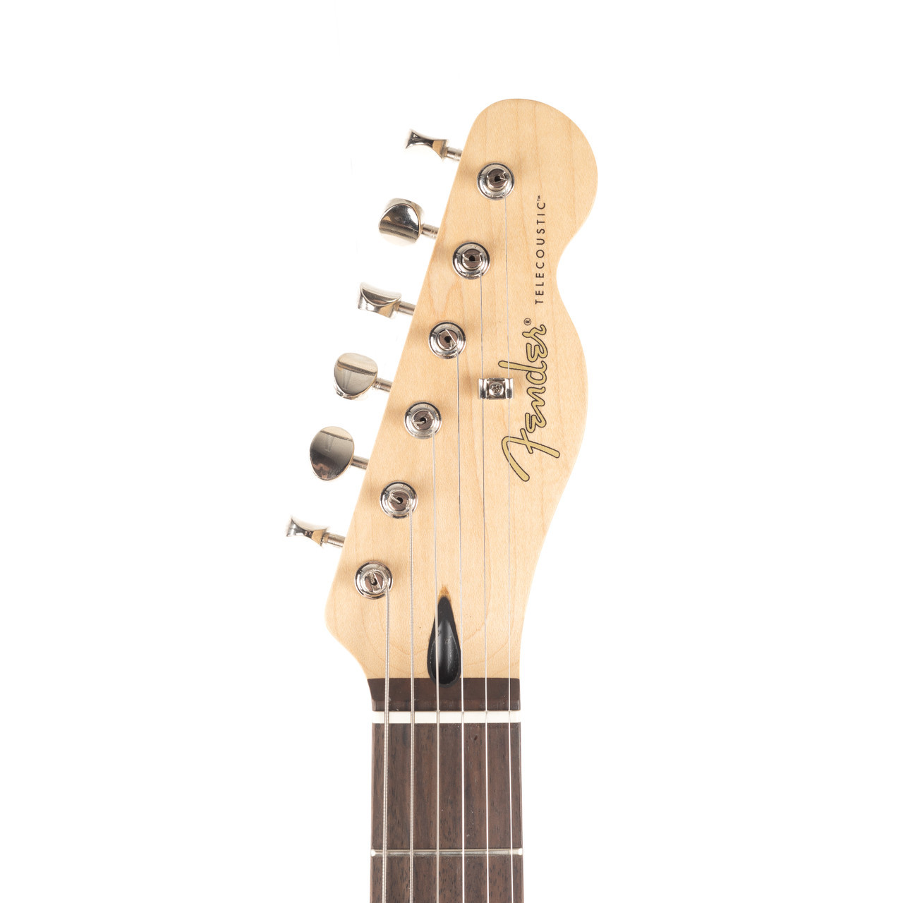 2008 Fender Telecoustic DLX Candy Apple Red | Cream City Music
