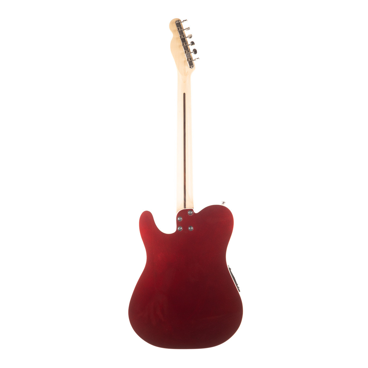 2008 Fender Telecoustic DLX Candy Apple Red | Cream City Music