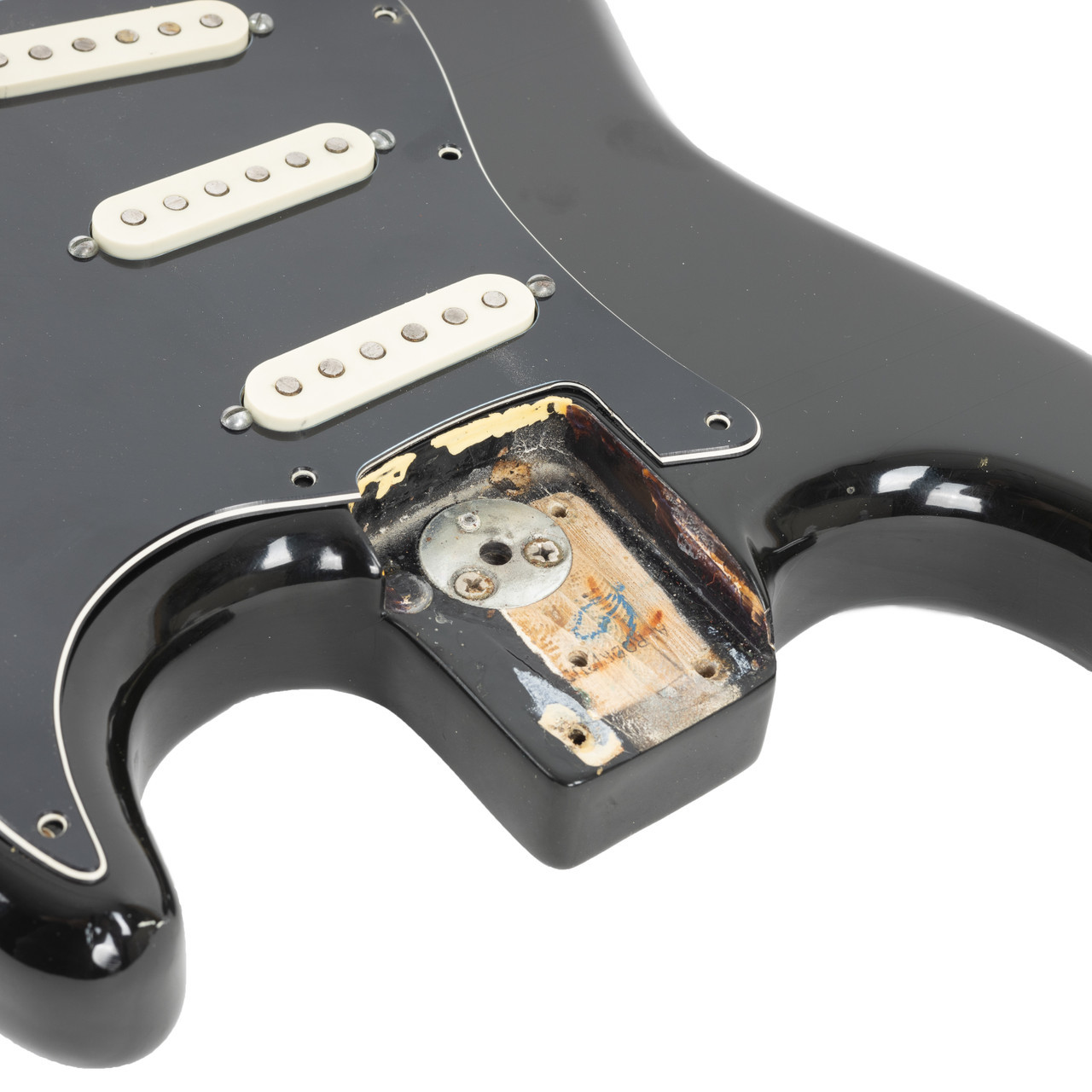 Vintage Fender Stratocaster Black 1976 | Cream City Music