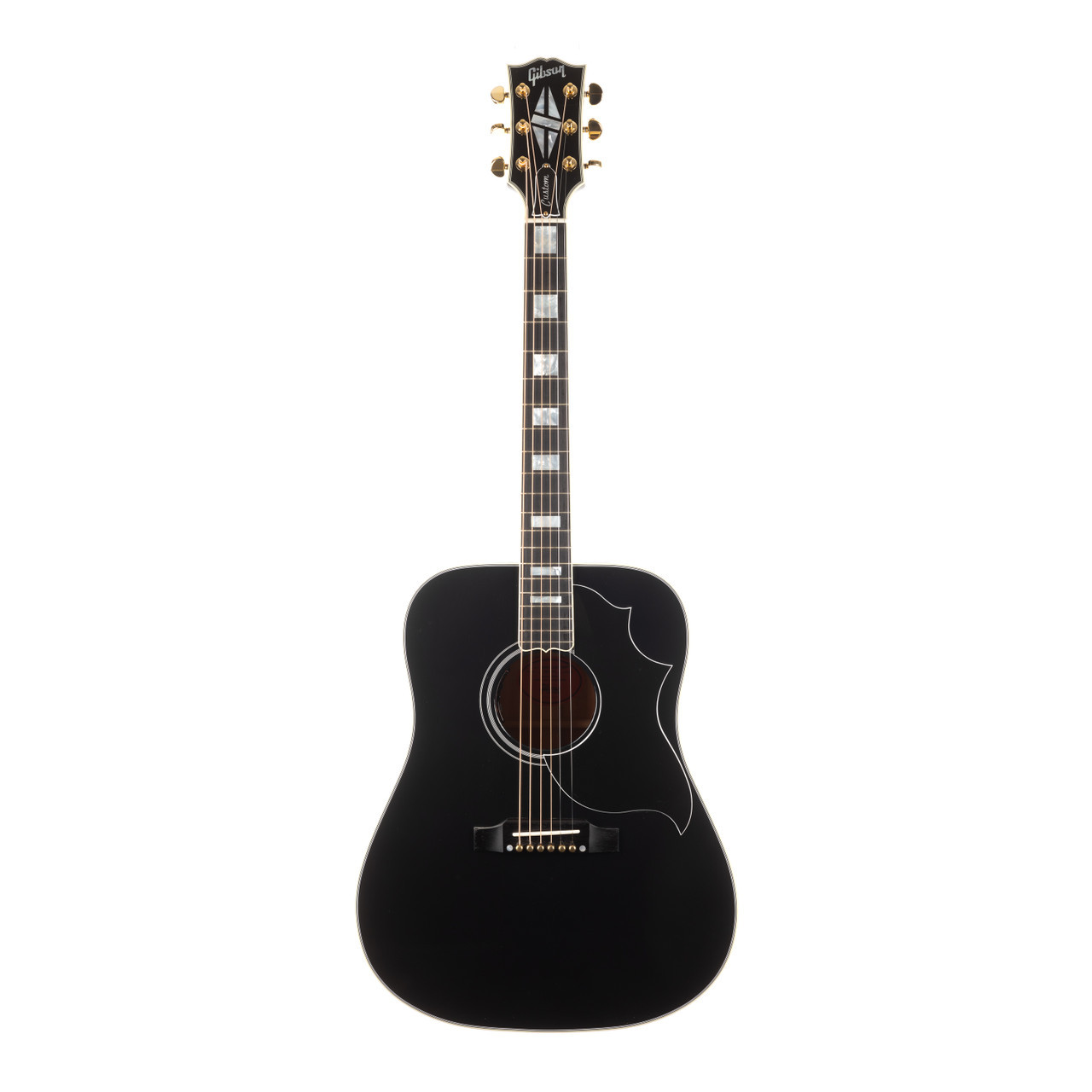 Gibson Hummingbird ebony Black 2012年製 Gibson Custom Hummingbird Custom Acoustic Electric - Ebony | Cream