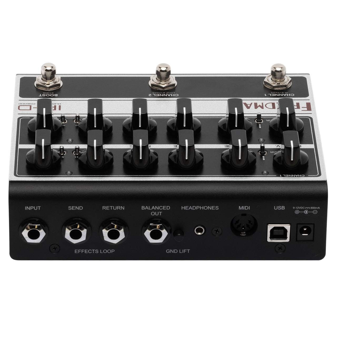 楽器 Friedman IR-D preamp pedal Friedman IR-D Dual-Channel Tube Preamp Pedal | Cream City Music