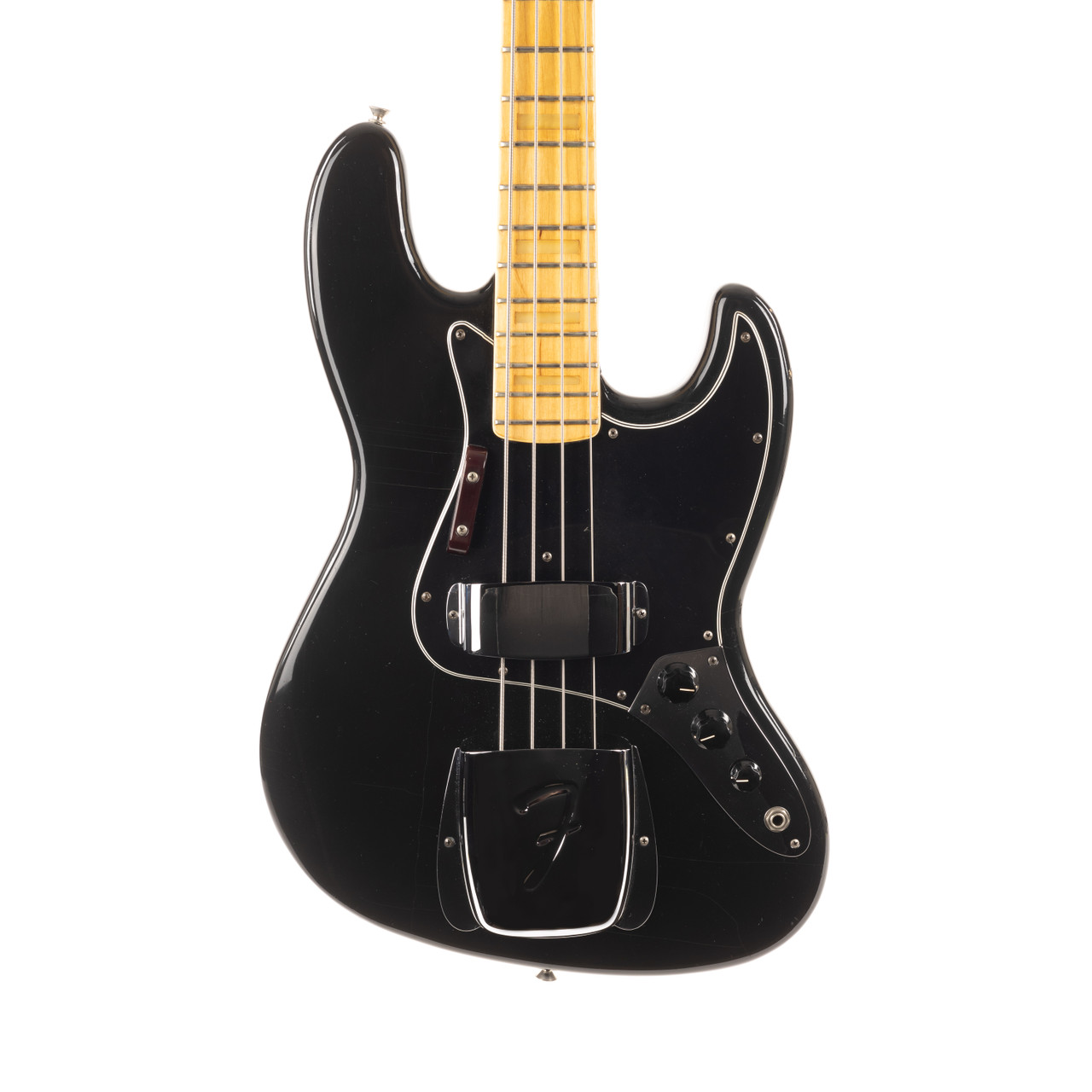 Vintage Fender Jazz Bass Black 1977 | Cream City Music