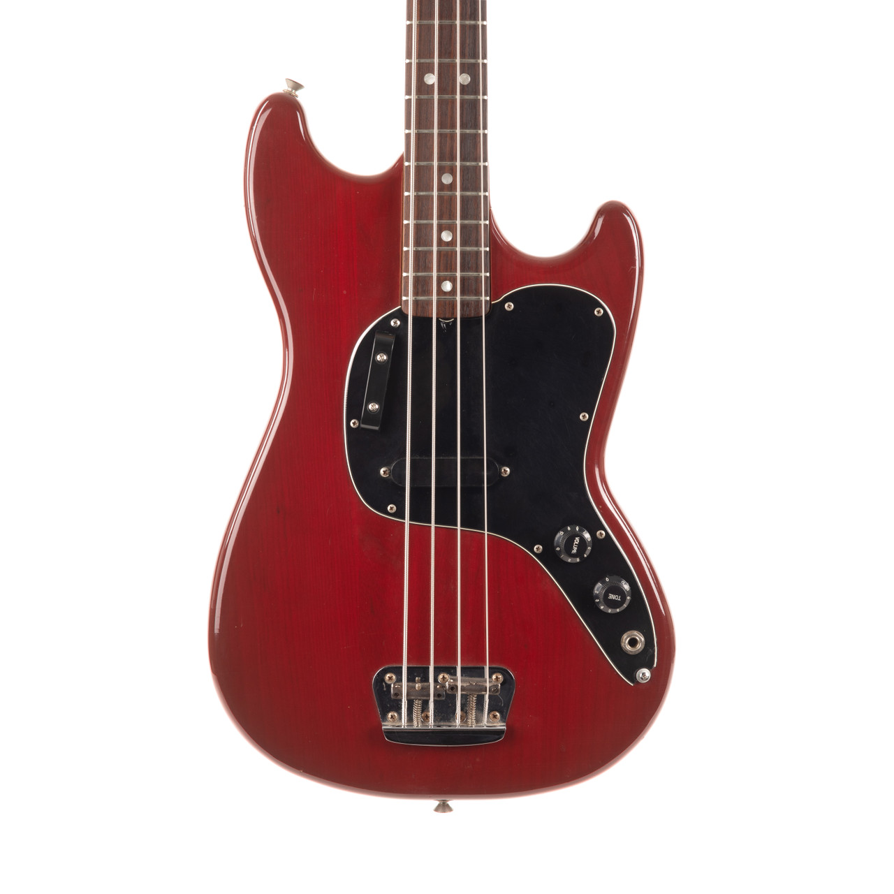 Vintage Fender Musicmaster Bass Cherry 1978 | Cream City Music