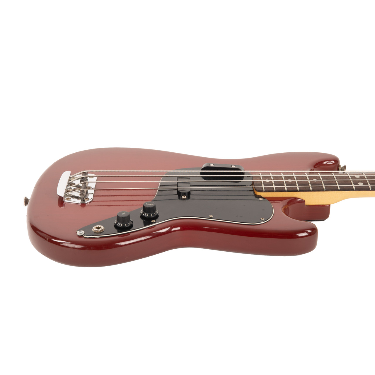 Vintage Fender Musicmaster Bass Cherry 1978 | Cream City Music