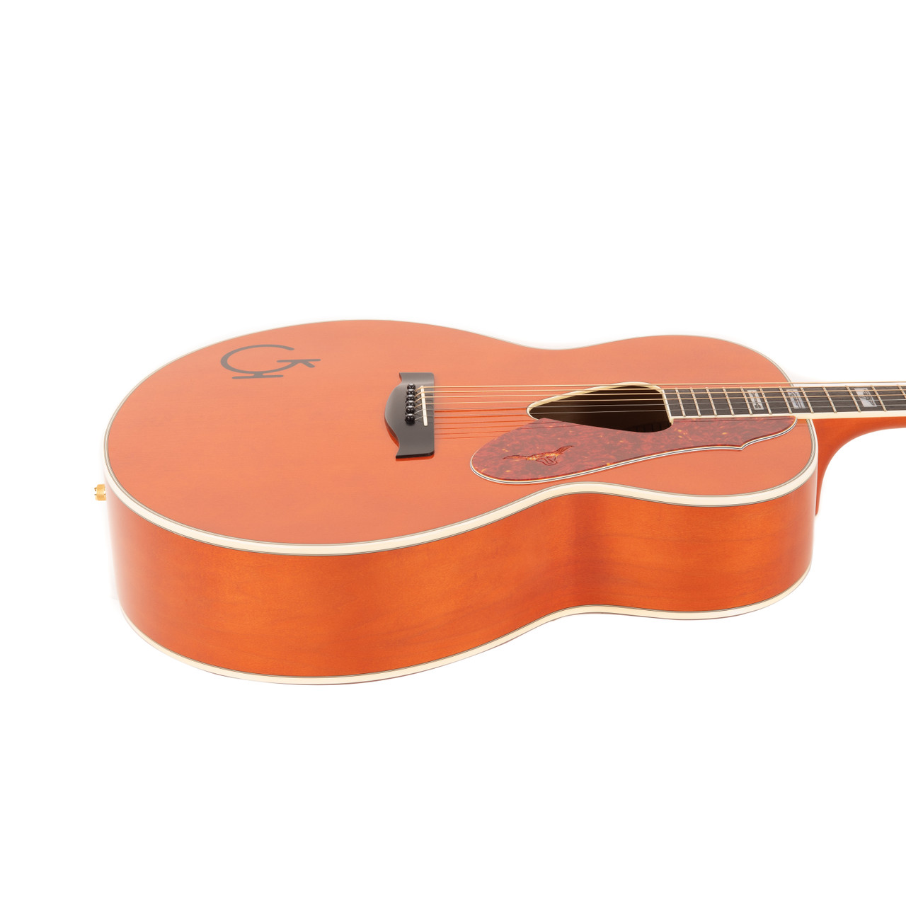 Used Gretsch G6022 Rancher Jumbo Acoustic Guitar Orange 2001