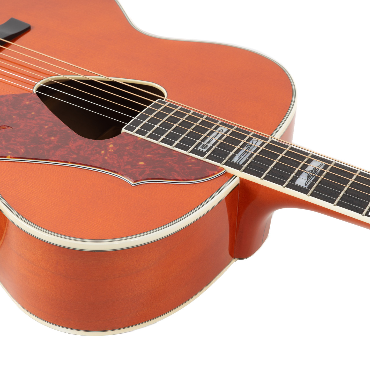 Used Gretsch G6022 Rancher Jumbo Acoustic Guitar Orange 2001
